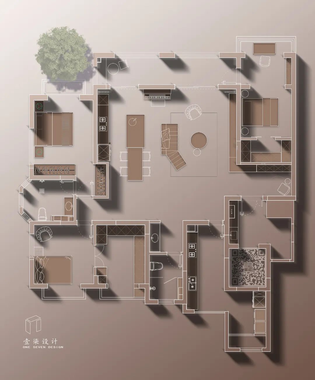 桑提亚纳二期丨壹柒空间设计-110