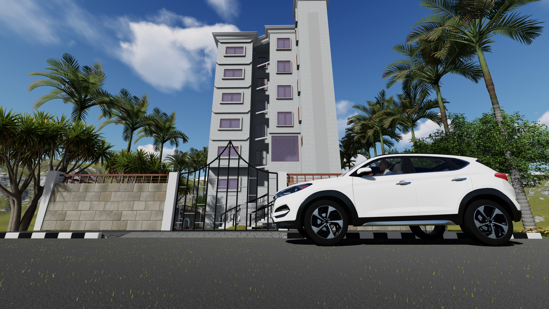 Modern residential building-0