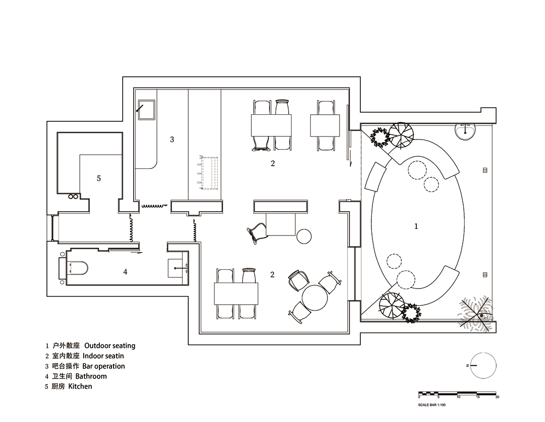 Unwind咖啡丨中国杭州丨山地土壤室内设计-28
