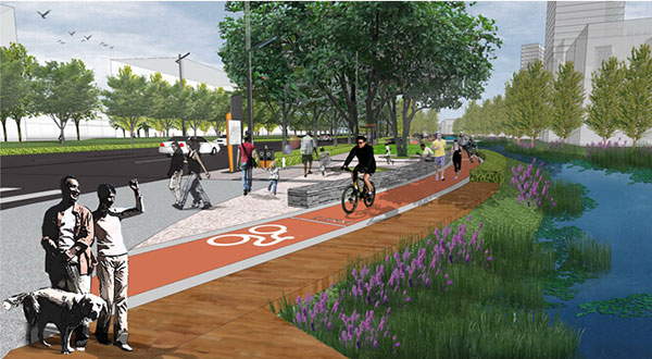 南通市区“两河两岸”区域城市道路景观项目丨中国南通丨奥雅设计集团-8