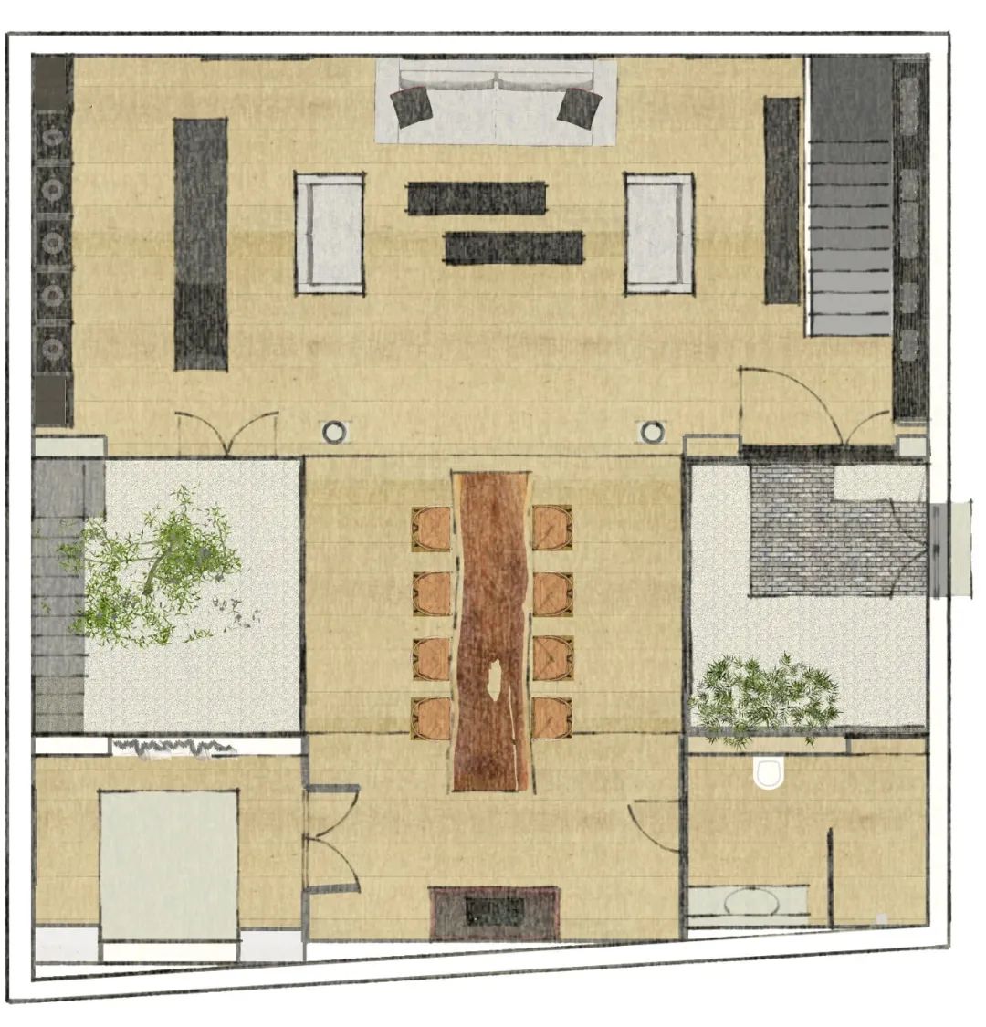 北京胡同里的三景花园丨中国北京丨Mooi timeless 建筑室内设计事务所-18