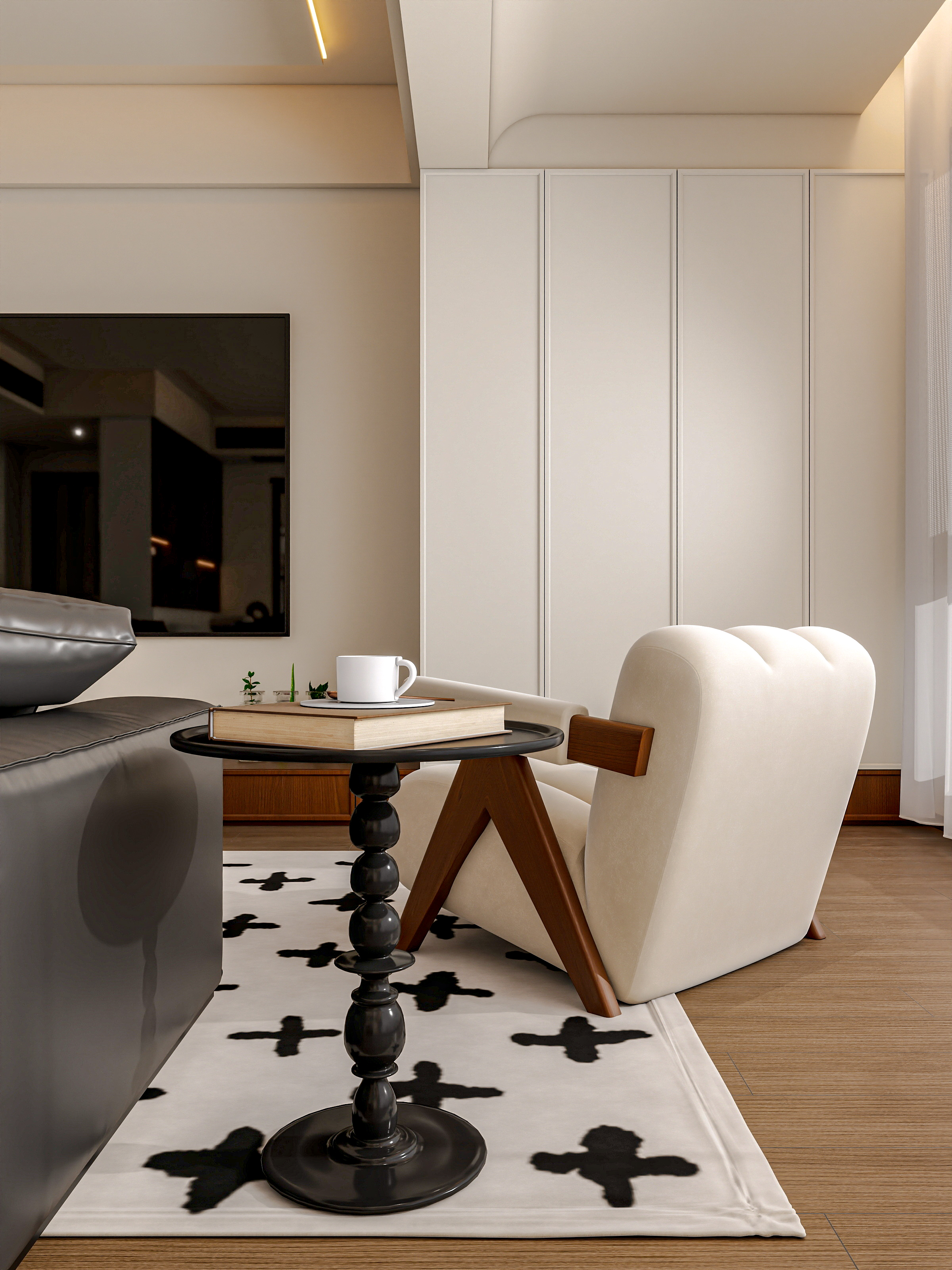 四川岳池雍合湾（180平方中古风三居室）-1