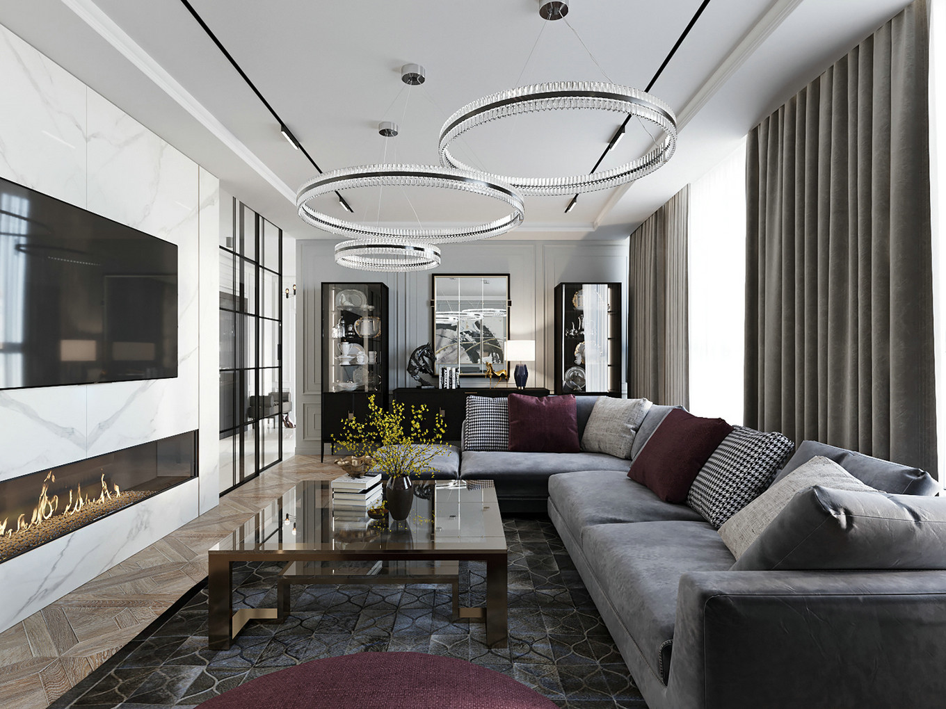 摩登现代风格设计，轻奢风潮展现极致魅力-2