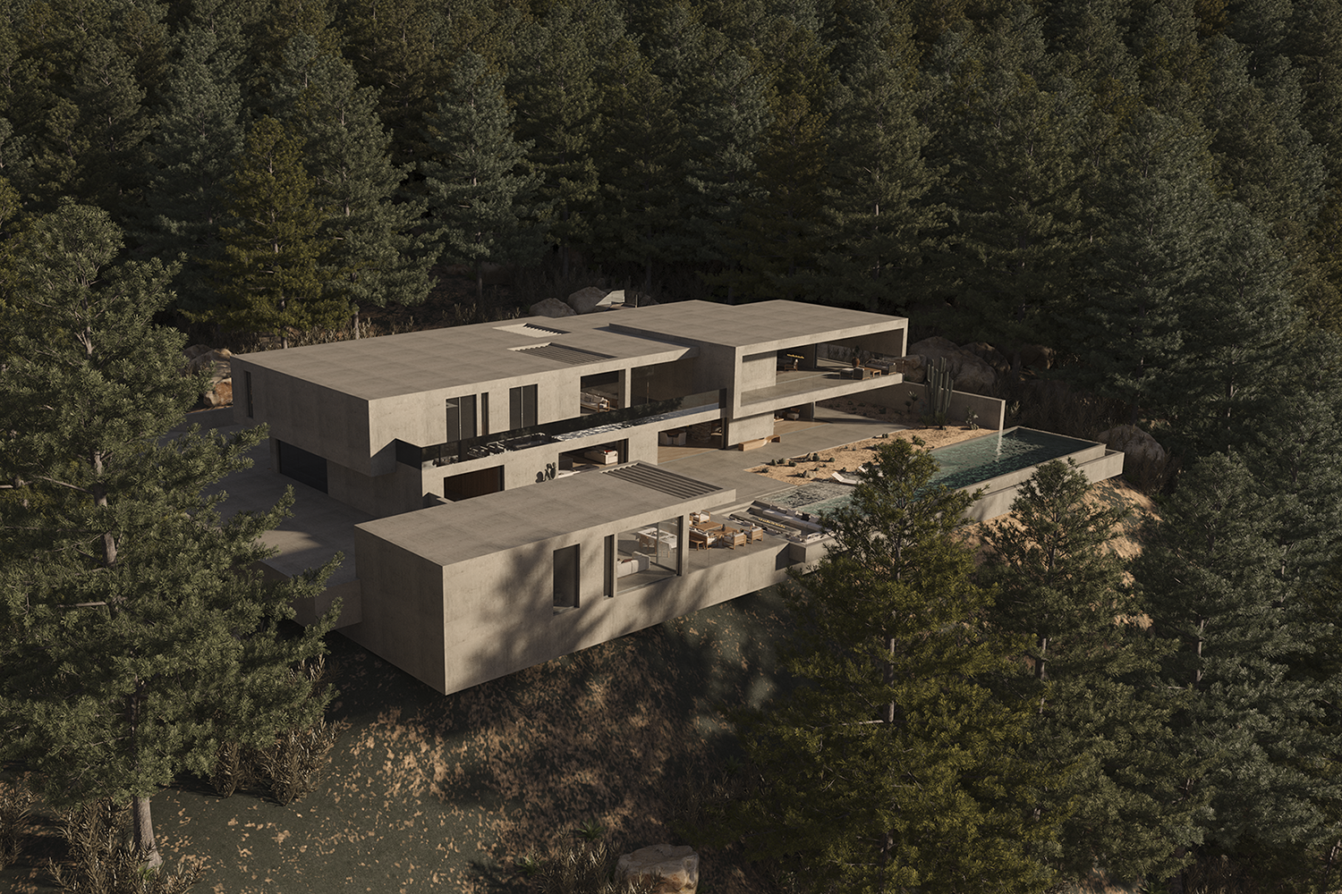 大海道别墅 | 现代简约风格打造舒适海景空间-1