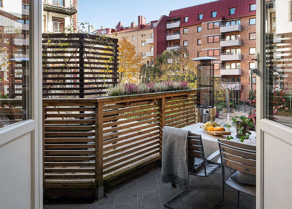 瑞典 76 平米公寓的温暖秋日内饰设计-14