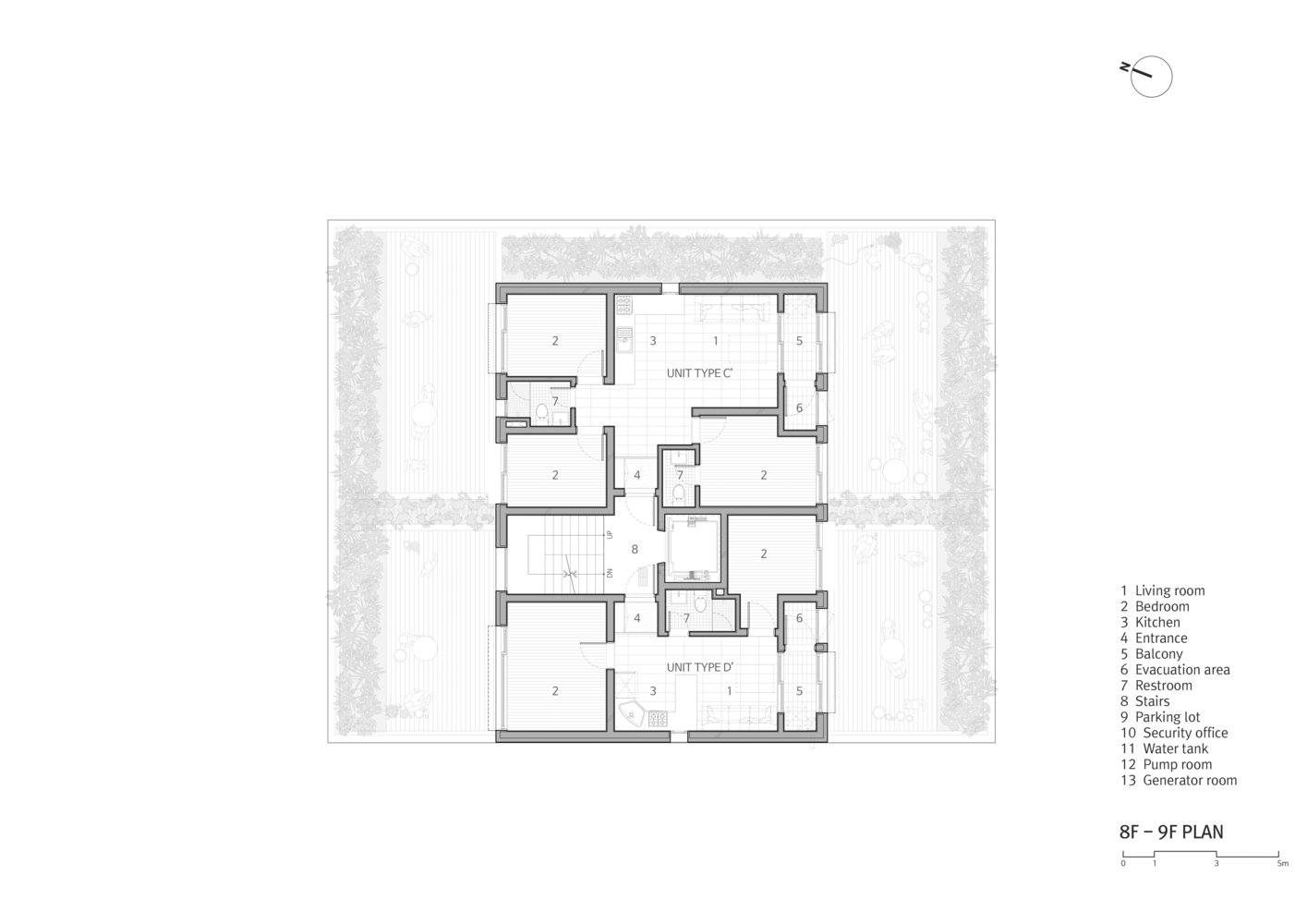 韩国黄脚住宅楼丨韩国首尔丨OALab-28