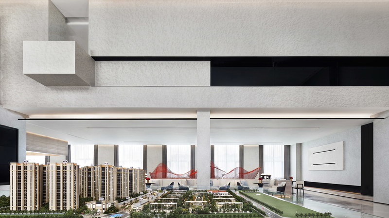 华皓锦域销售中心 | 简约永恒的艺术空间-22