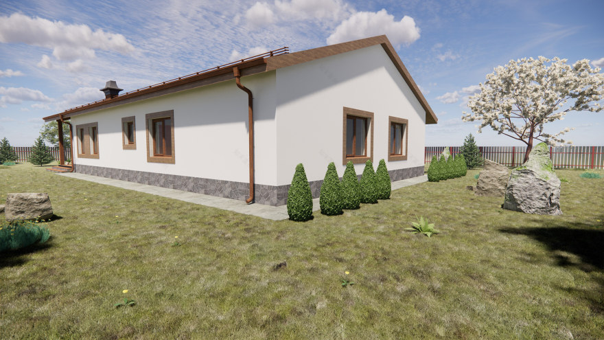 一层页岩风格住宅-3