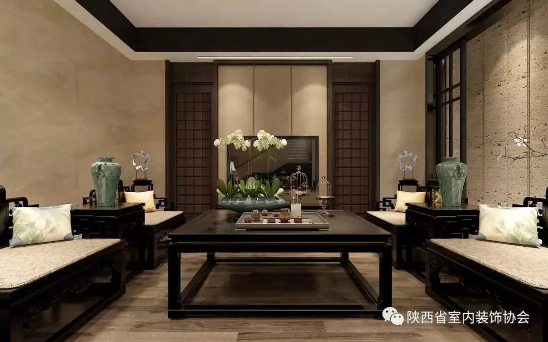 御景南山别墅 | 新中式简奢风格的现代解读-12