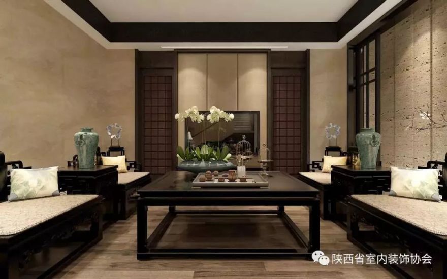 御景南山别墅 | 新中式简奢风格的现代解读-12