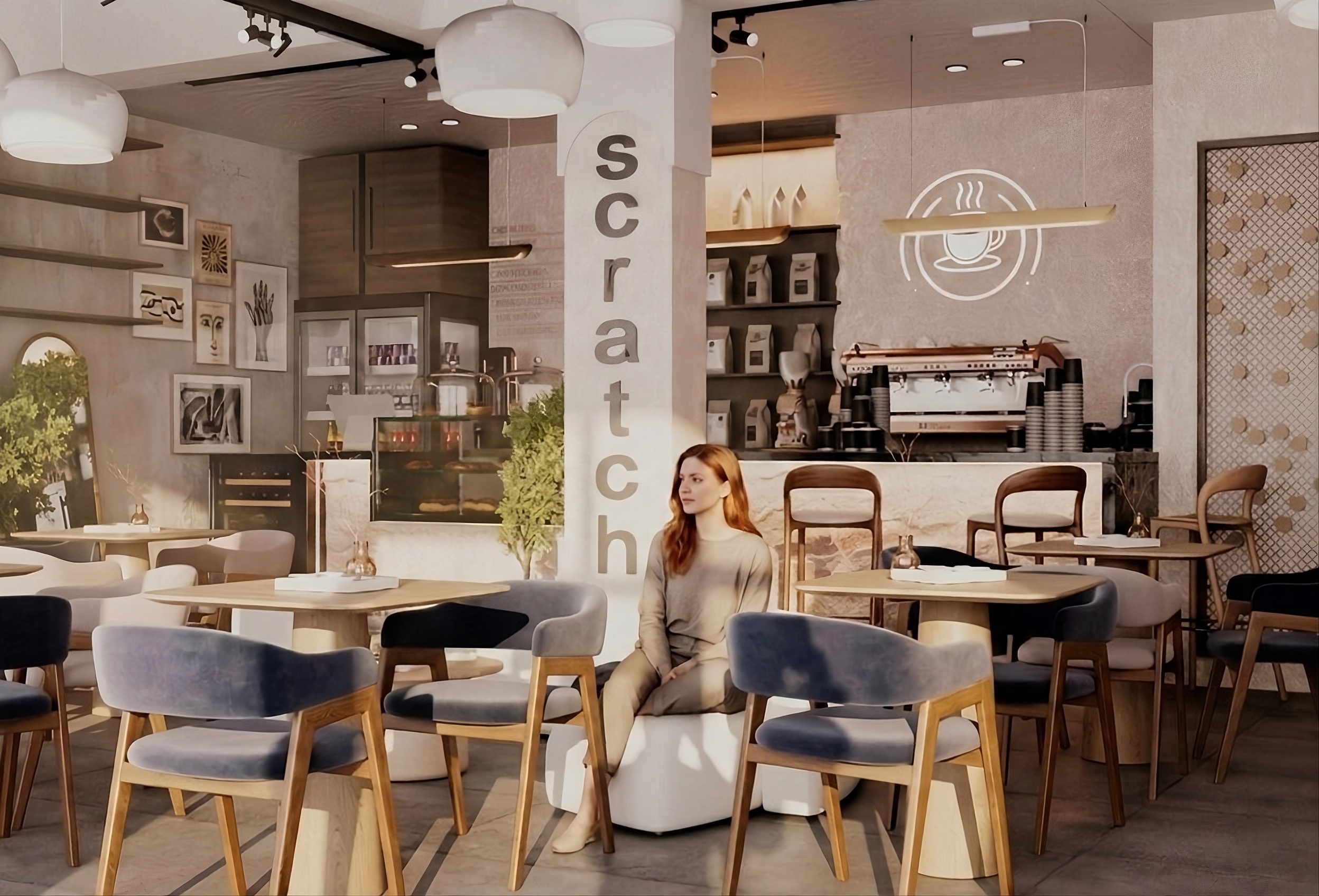 Cafe Design ( Scratch )-4