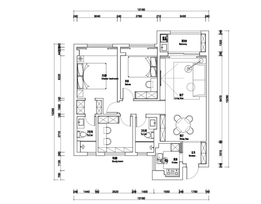 混搭艺术诗意居所丨TK设计&之和家居-51