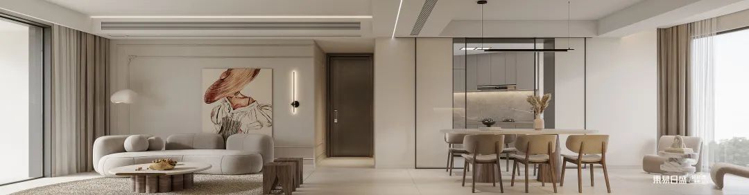 时尚软装+温馨配色，打造200m²现代美居-27