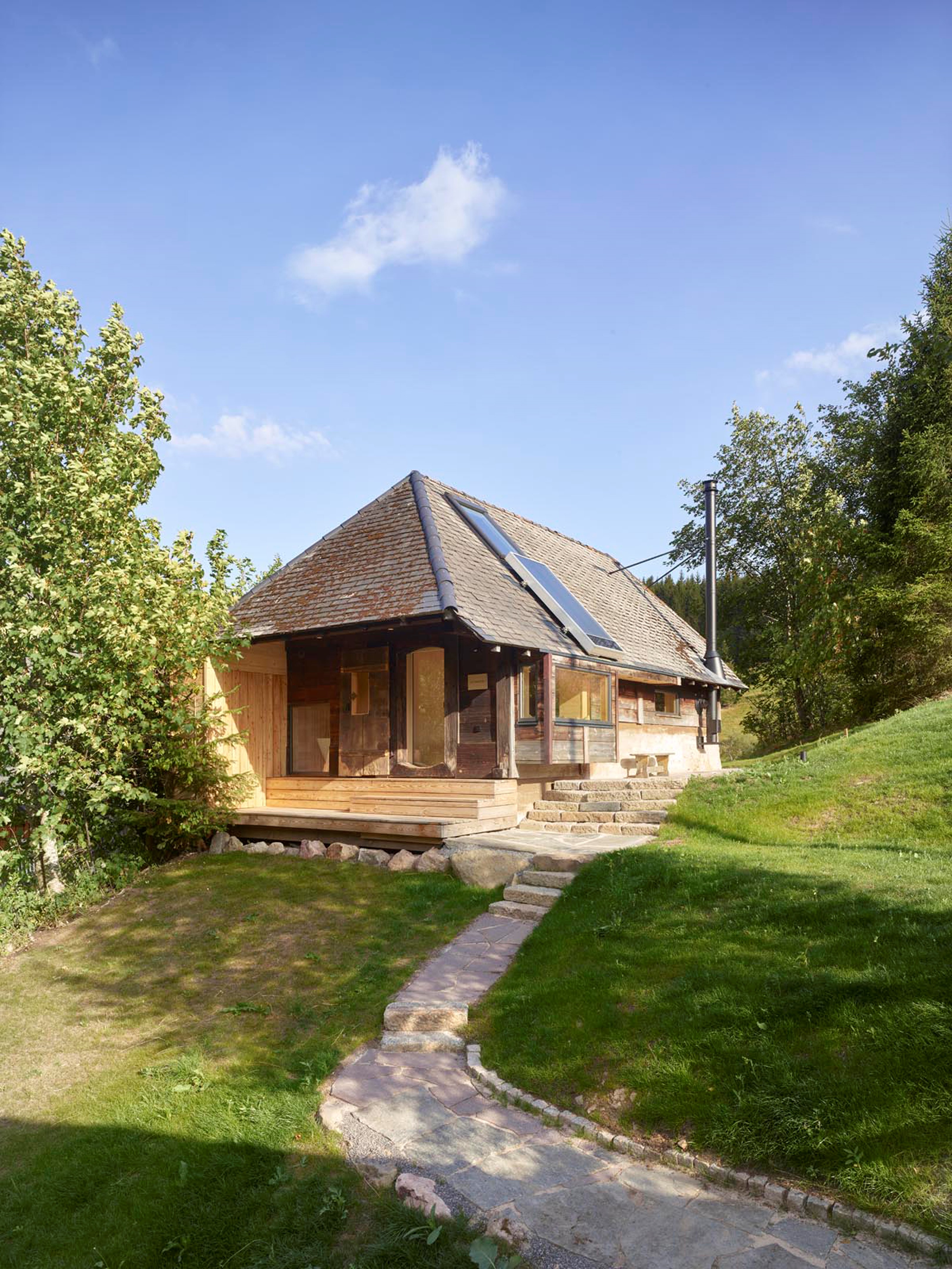 德国黑森林 1000 米高空的环保小屋-41