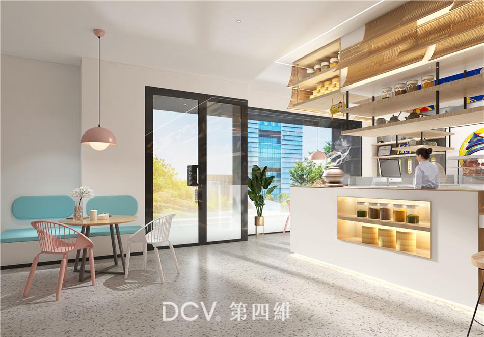 咸阳-朕记烤鸭极简中式餐饮室内装修设计-1