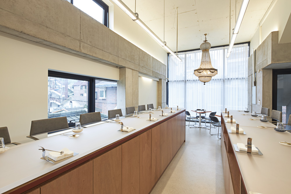 23 平米韩式餐厅，白色&木纹打造高级氛围-7