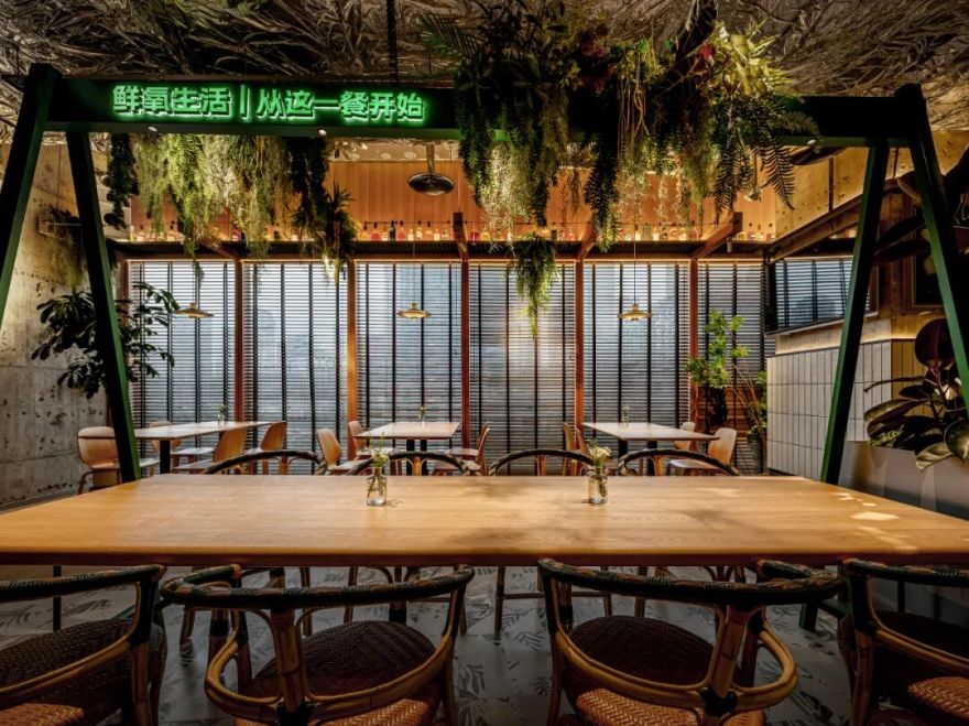OPEN O2 光合作用餐厅丨中国和平丨甲板设计-23