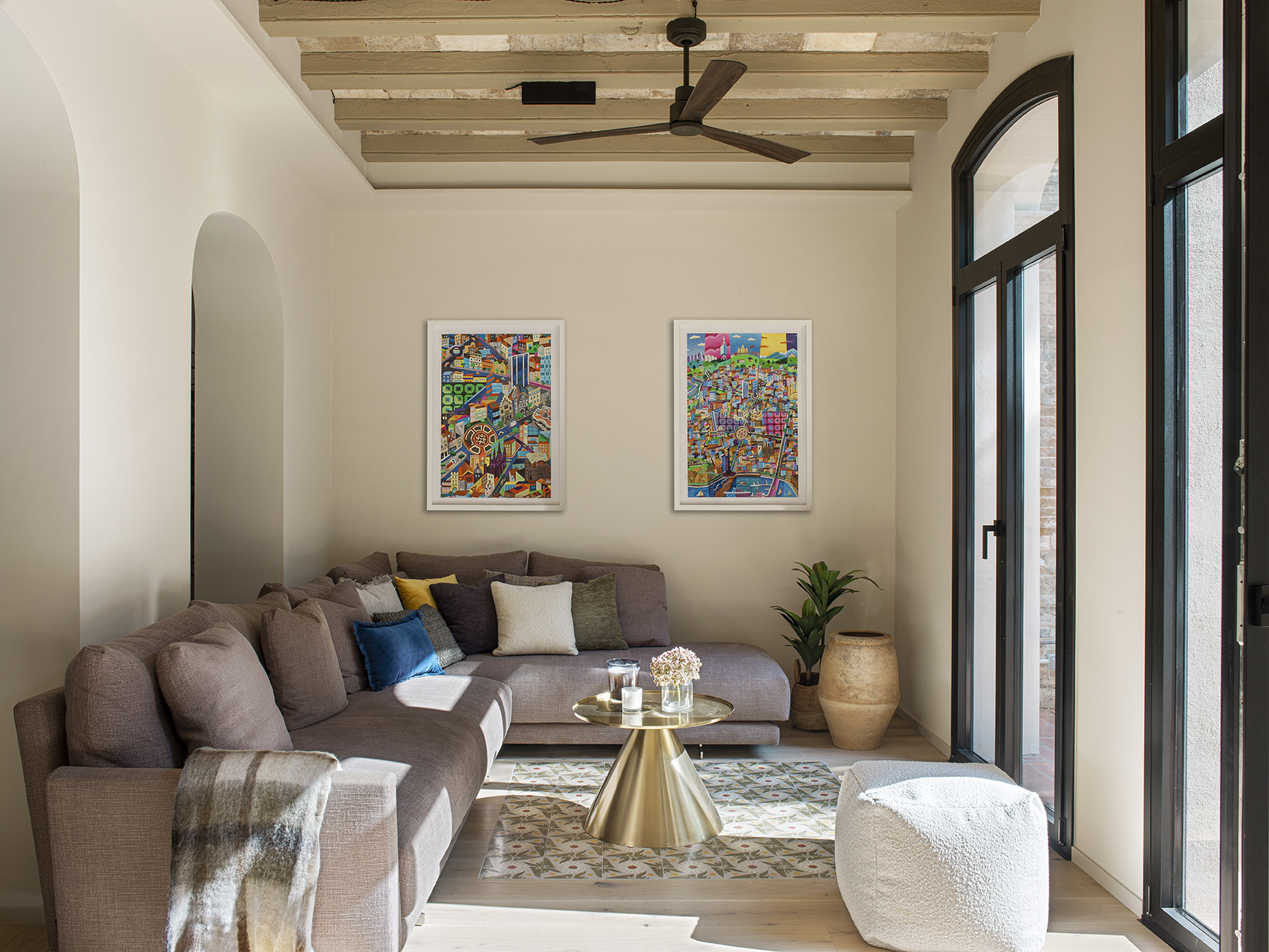 巴塞罗那 1000 平米别墅设计丨西班牙巴塞罗那丨Veronica Mimoun Studio(VMS)-23