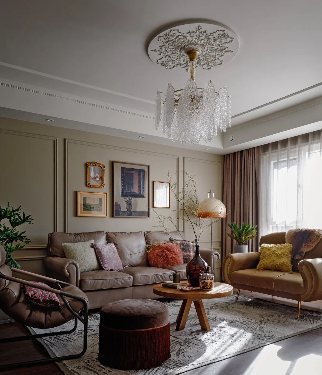 复古混搭三居丨中国北京丨诃子-19