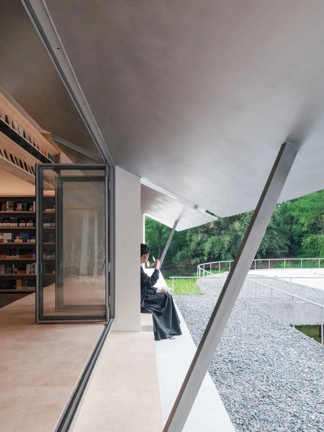 紋建筑新作｜杭州西溪·果麦书店-6