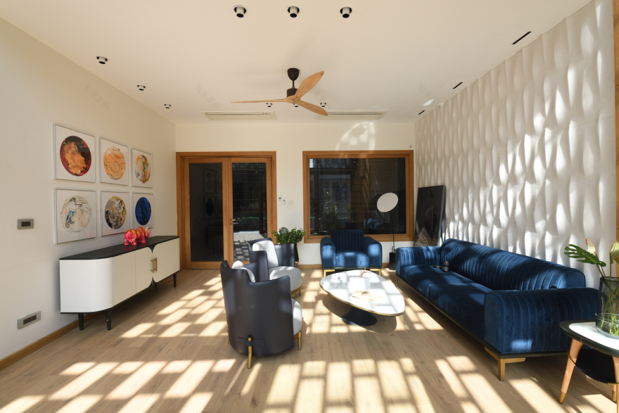 新德里三层私人住宅设计-32