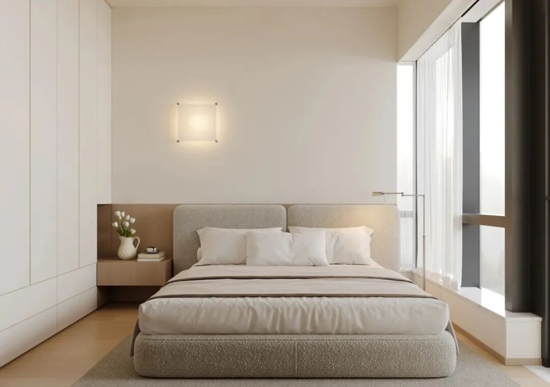 Color/松弛感｜香港760呎奶油色空间升级改造-17