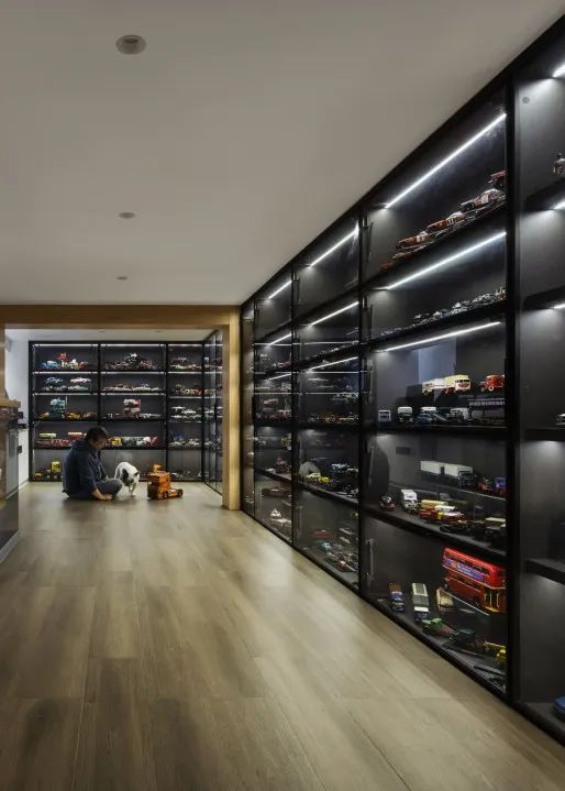 车模发烧友的现代轻奢家园-37