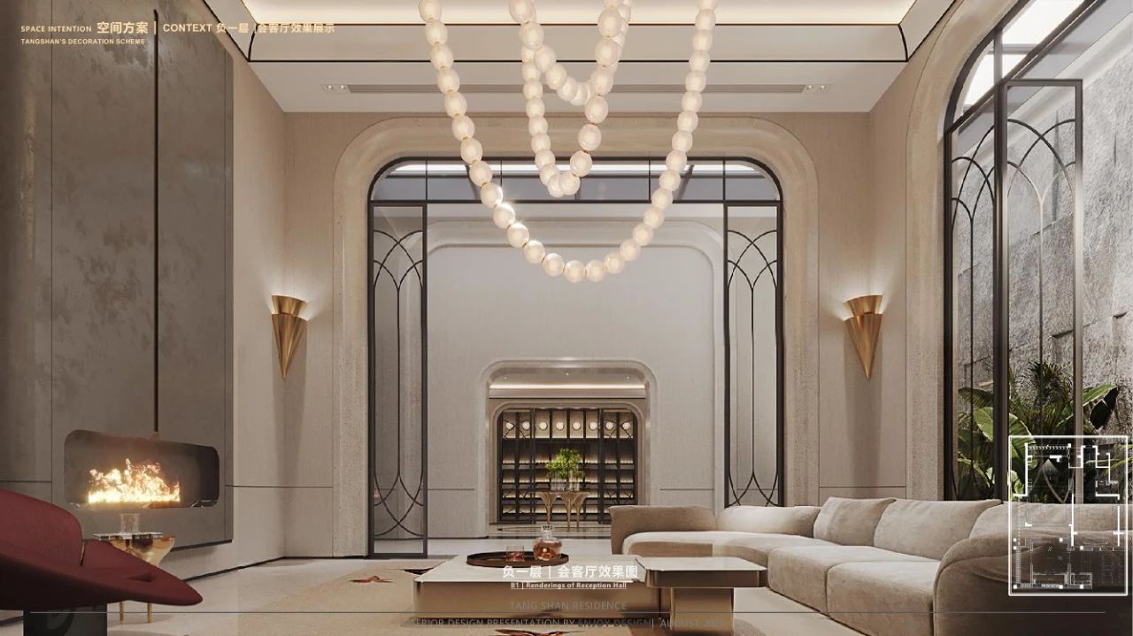 枫丹公馆 650㎡ 法式叠墅豪宅丨中国唐山丨燕语堂-104