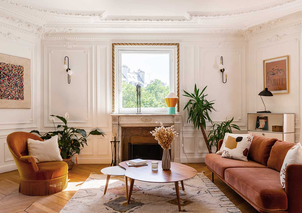 巴黎 16 区优雅公寓设计，展现深色调的独特魅力-1