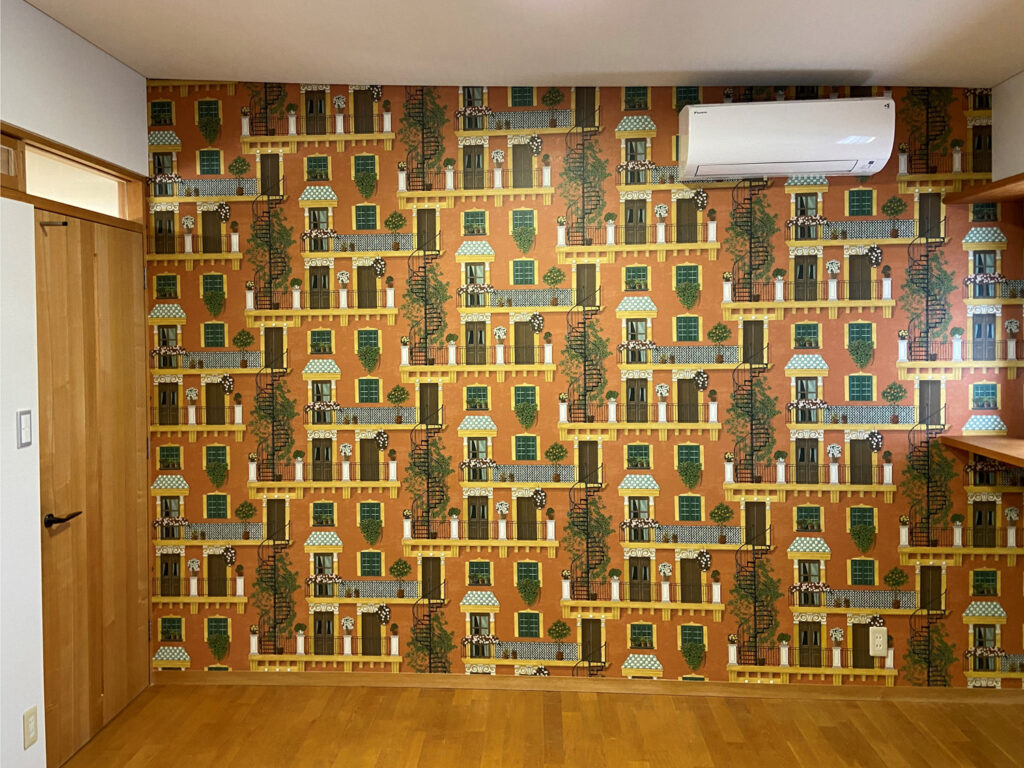 独立室改家庭房壁纸装饰项目-4