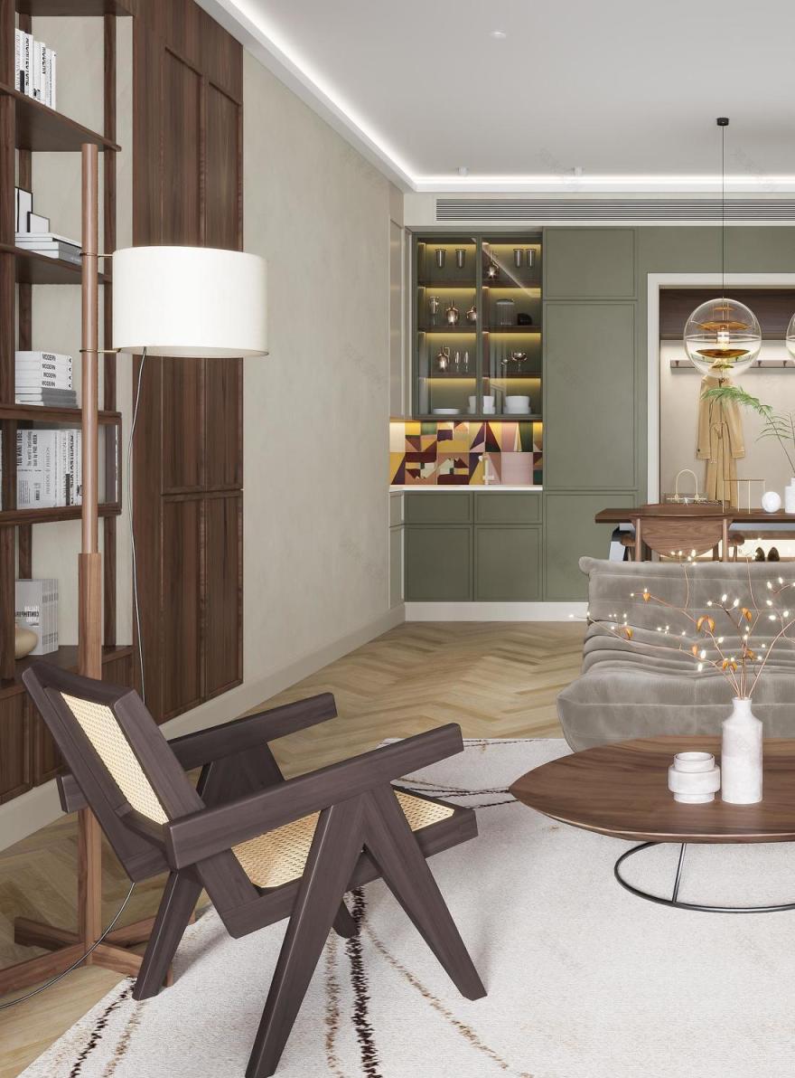 武汉 160㎡现代家居设计丨中国武汉丨示觉设计-34