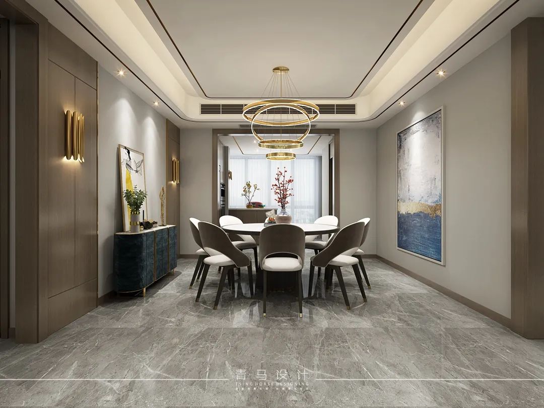 雅居乐御宾府·现代风格·王洁设计师的精致生活空间丨青马别墅空间设计-43