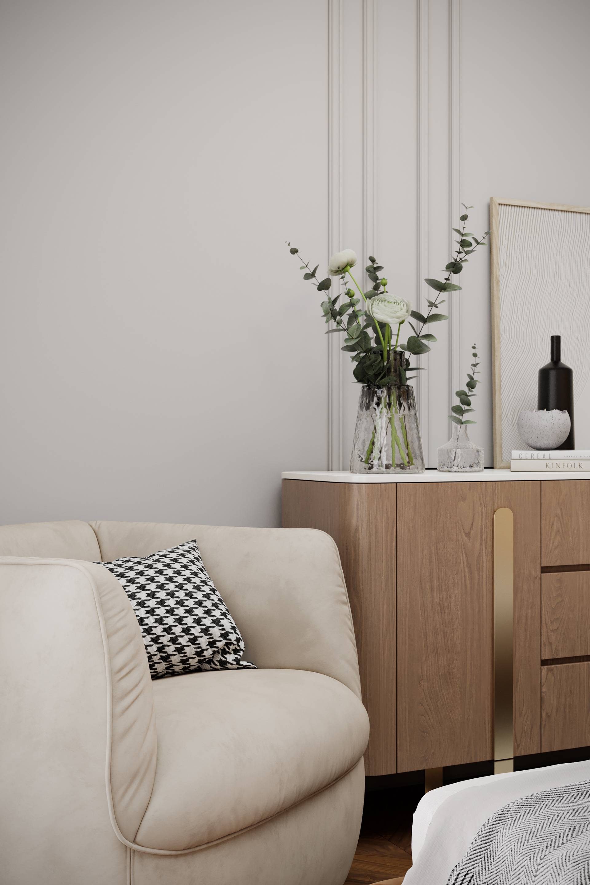 ЖК "RiverSky" 三室公寓可视化项目丨俄罗斯莫斯科-20