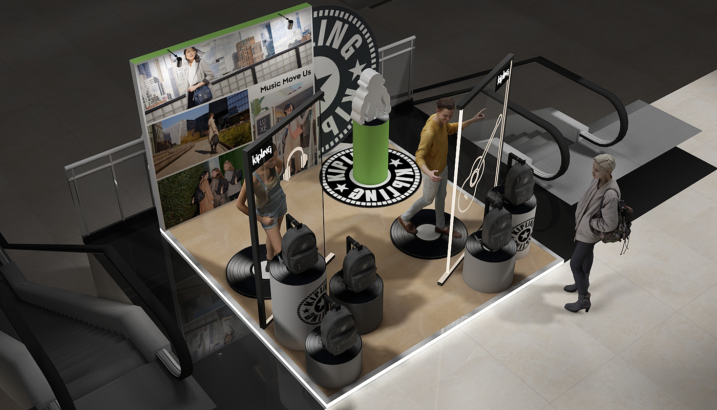 MAP Group Booth - DKNYxMetro Card & Kipling Live Light-21