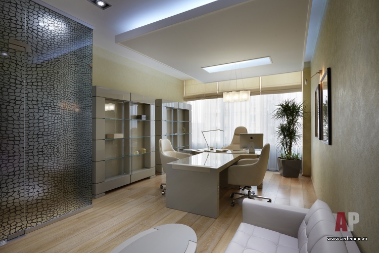 现代四层建筑公司办公室项目丨Качалов Иван,Метёлкин Игорь-35