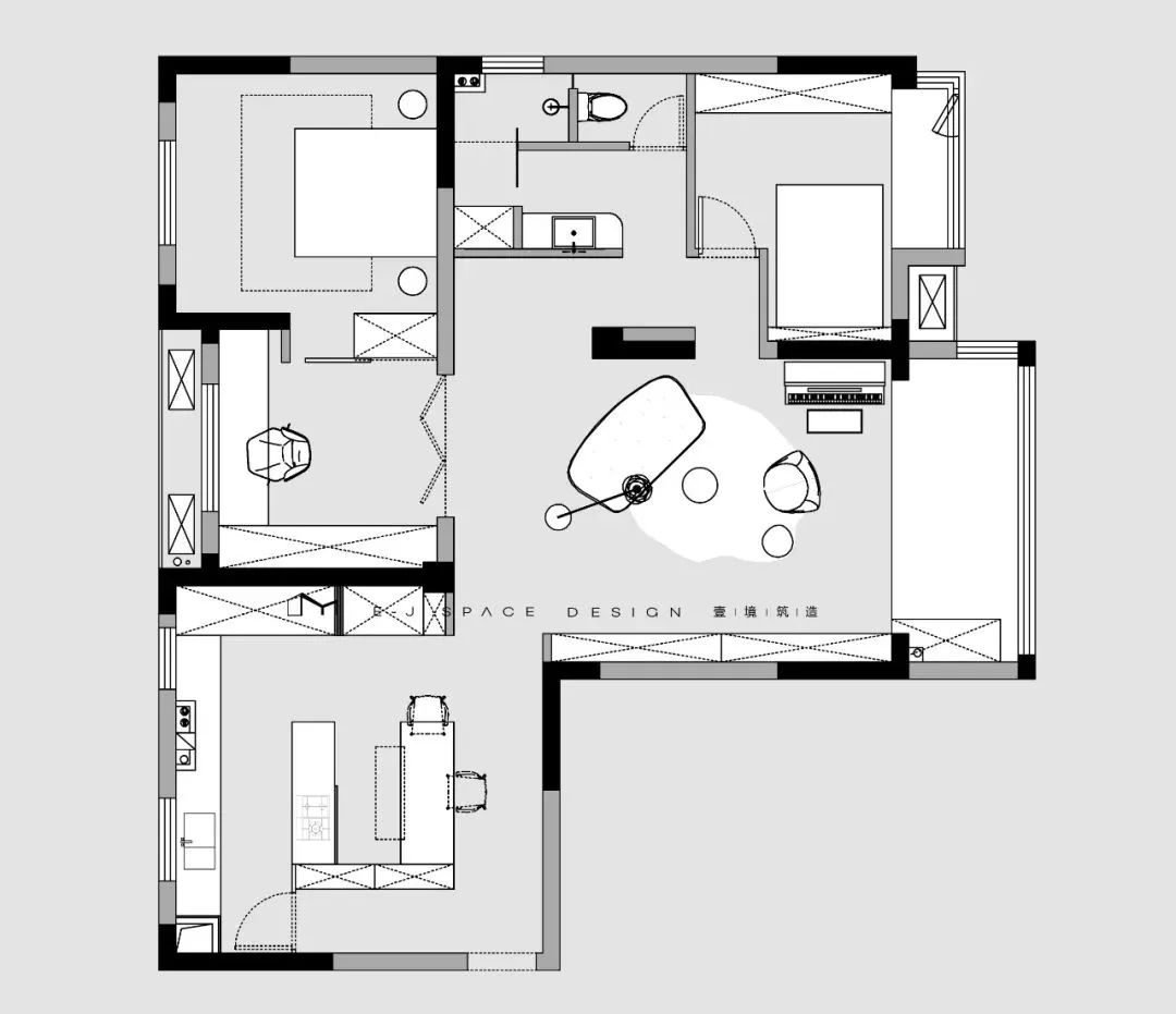 120㎡治愈之家丨壹境筑造-80