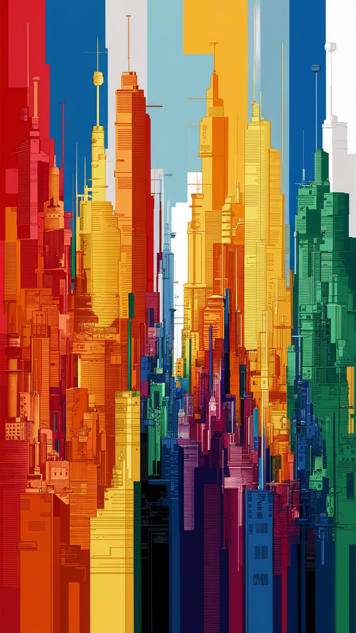 一座城市·色彩人工智能艺术丨Öskar Design Öskar-33