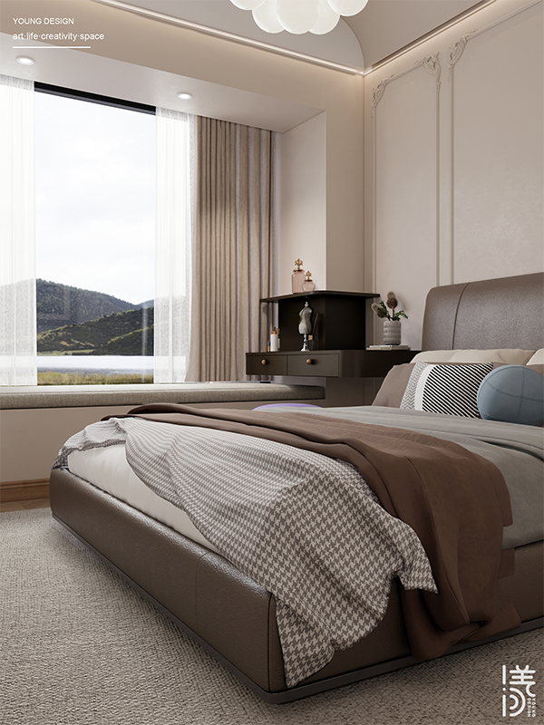 轻法式复古之家丨深圳漾空间设计有限公司-45