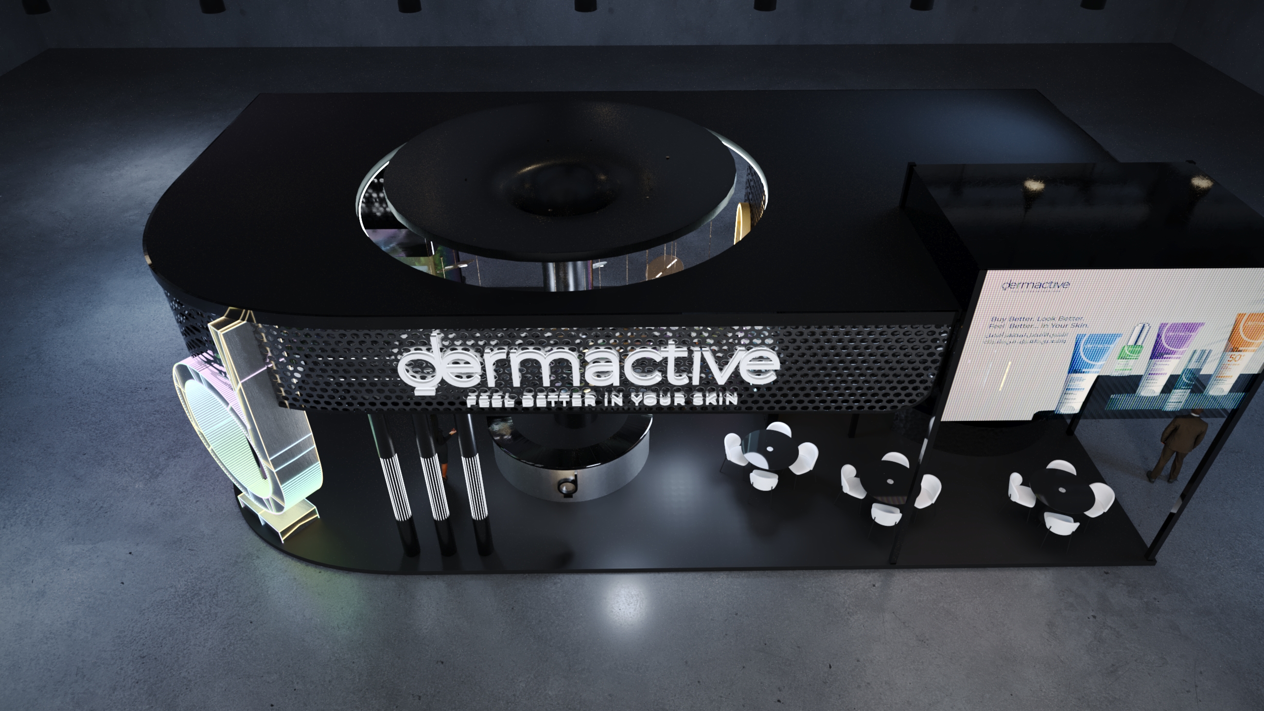 DERMACTIVE BOOTH 3D 设计-16