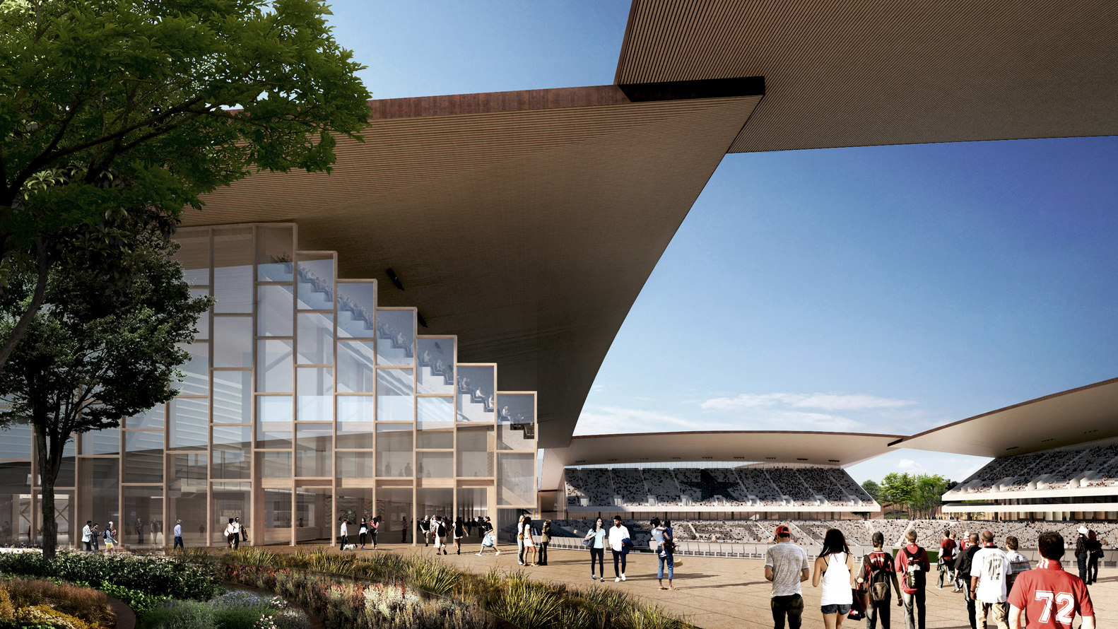 奥斯汀东区大型娱乐区,打造屋顶景观与自给自足能源-3