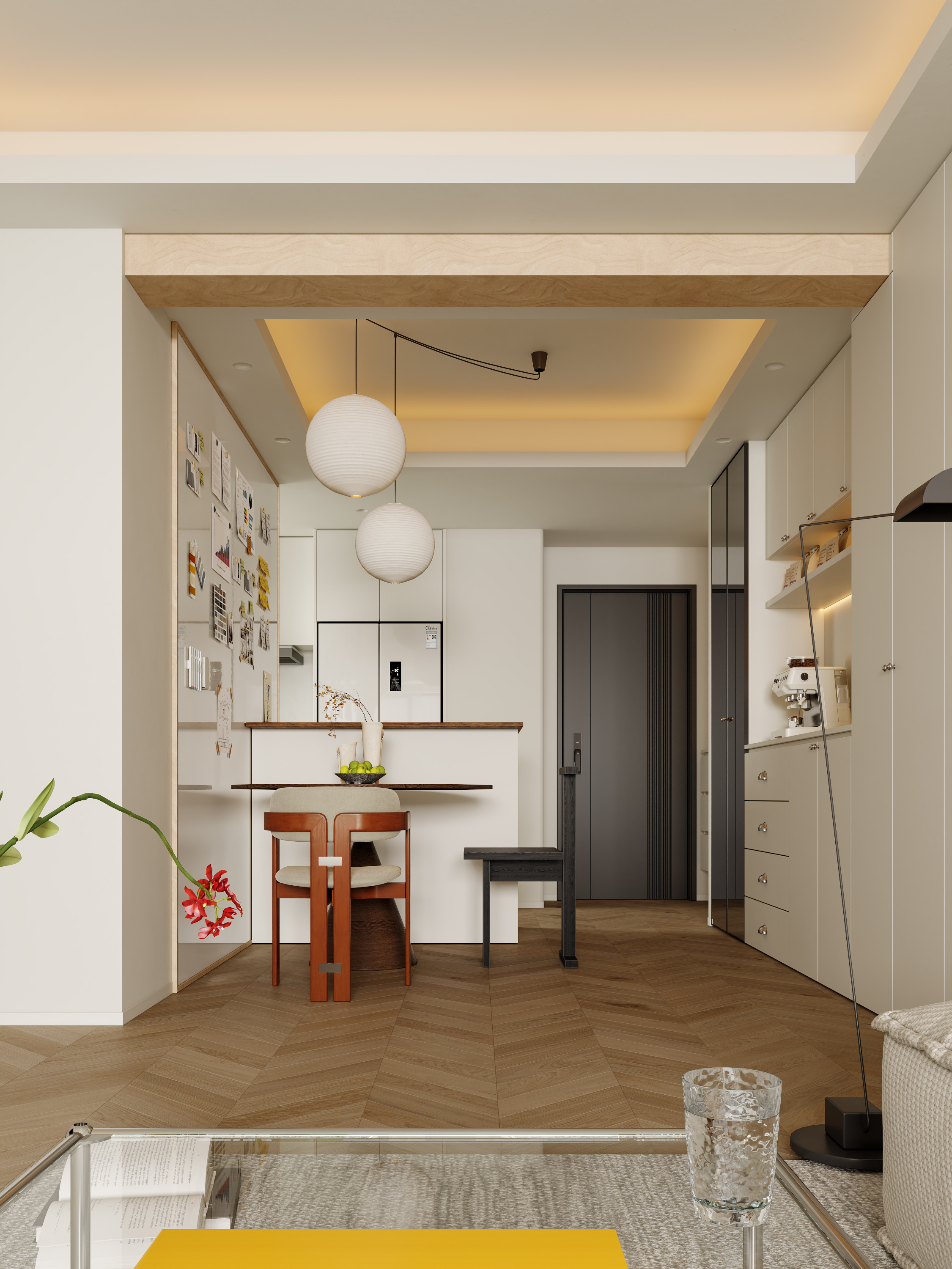 新案渲染  暖色的家-6