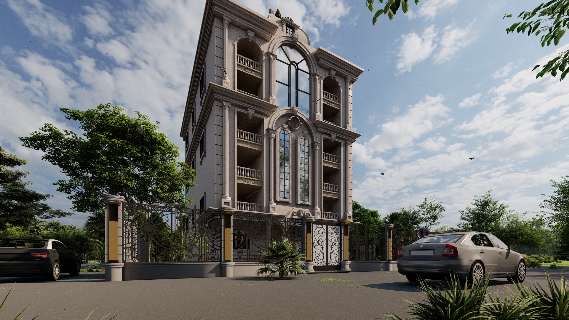 Classic Residential Facade-2