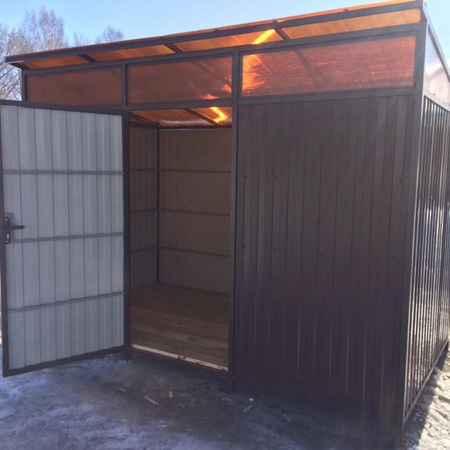 自建金属和木质的乡村储物棚-74