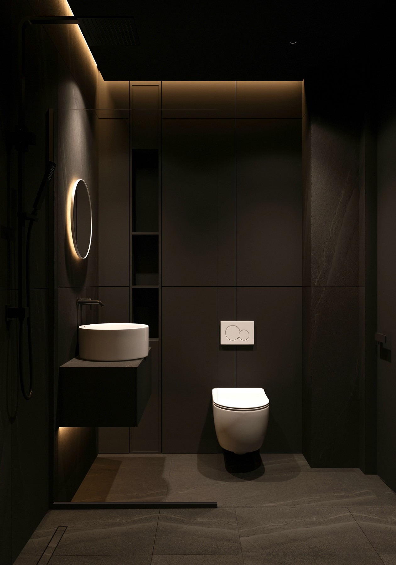 黑色系公寓设计 既大气又沉稳-11