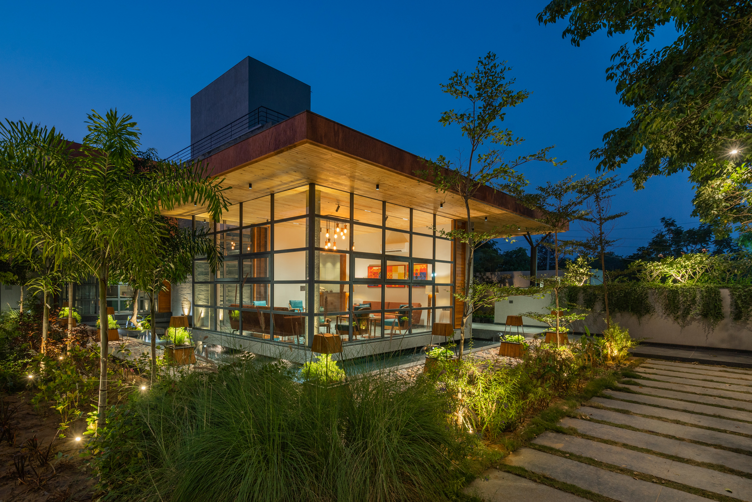 印度树叶屋丨VPA Architects-36