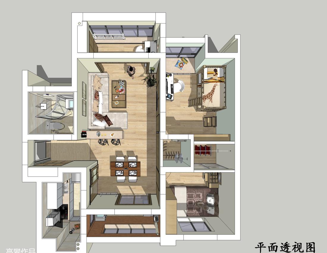 
80M²峰度天下和式雅居 -1
