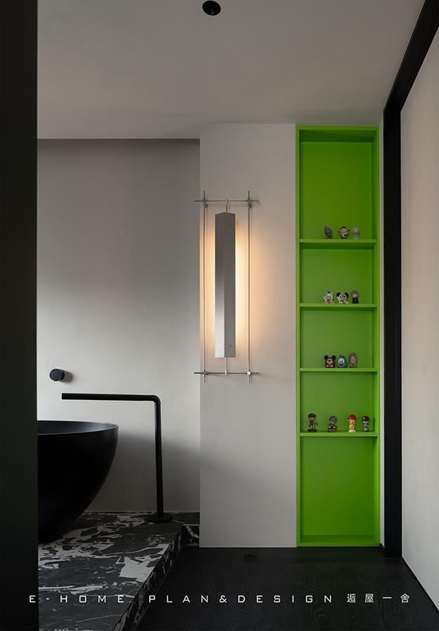 泡泡玛特手办屋主个性生活住宅设计丨逅屋一舍-37