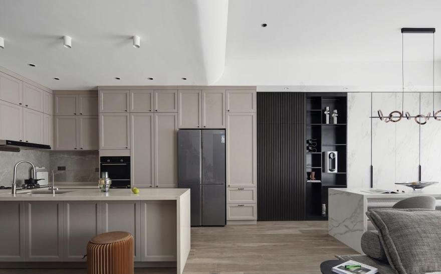 深咖灰调的普拉提会所-11