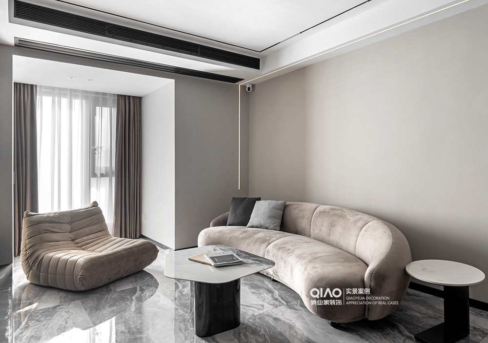 壹号湖畔现代风格装修案例丨中国重庆丨重庆俏业家装饰-21