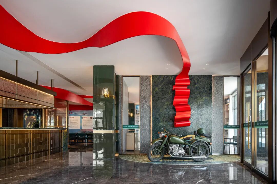 JDKJDesign｜北京·軍中綠花酒店：科技象徵美學與軍旅情懷的交融-18